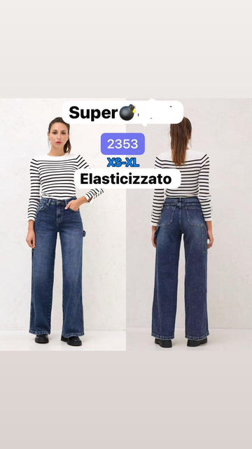 JEANS A PALAZZO TOPQUALITY