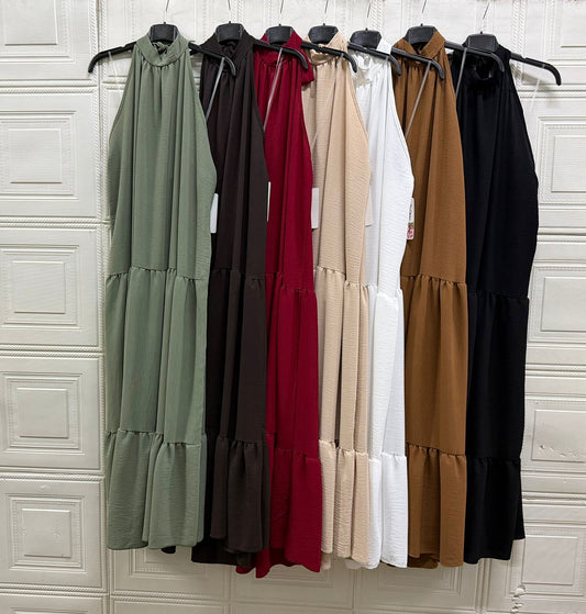 VESTITO COMODO CON BRETELLINE