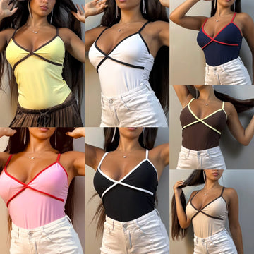 NEW BODY CON DETTAGLI AI BORDI E BRETELLE