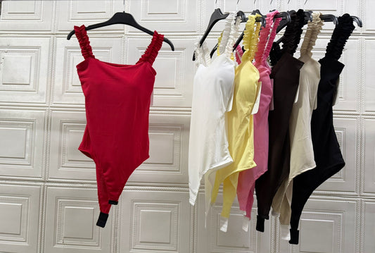 BODY BASIC CON BRETELLE FANTASY A MOLLA