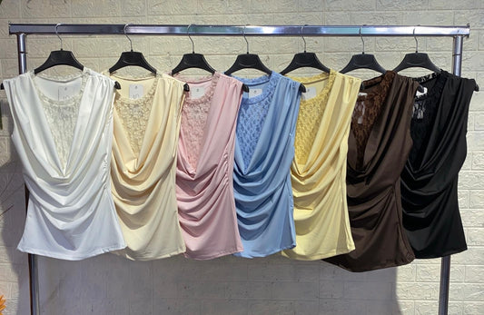 MAGLIA GIRO MANICA CON SCOLLO LUNGO APERTO IN PIZZO