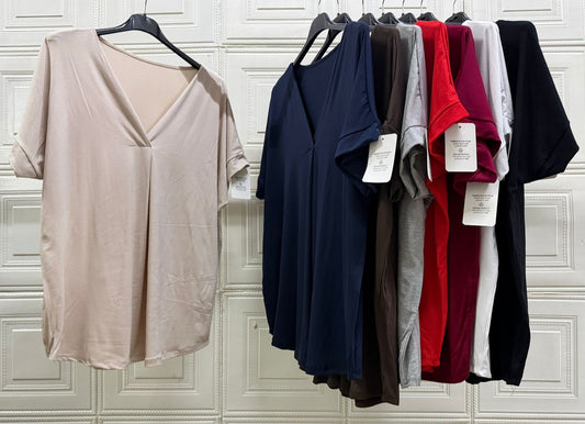 MAGLIA CURVY LUNGA SCOLLO A V