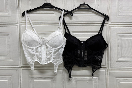 TOP IN PIZZO CON CIAPPE RETRO