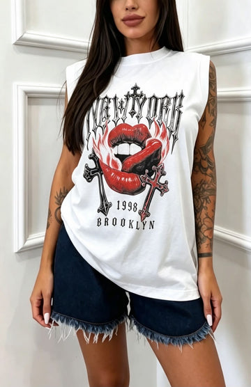 MAGLIA BOCCA IN FUEGO BROOKLIN