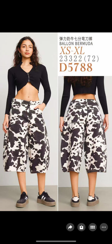 BERMUDA DI JEANS MUCCATO ART.D5788