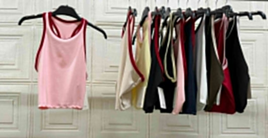 MAGLIA GIRO MANICA BASIC CON SCOLLO AMERICANO