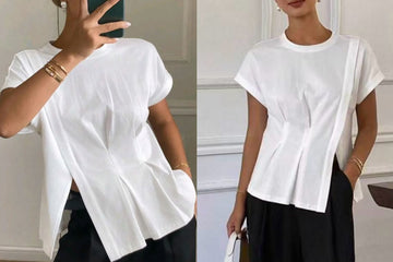 MAGLIA MEZZA MANICA APERTA SUL LATO