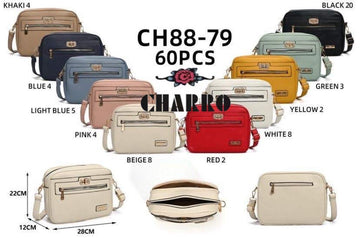 BORSA CHARRO CON CERNIERA FRONTALE E RETRO ART.CH88-79