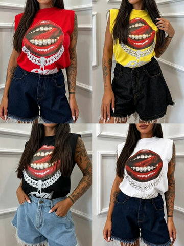 MAGLIA BOCCA GANGSTA