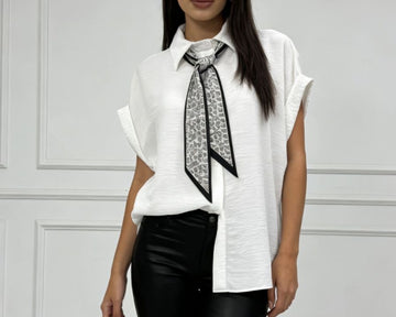 CAMICIA CON CRAVATA A FOULARE