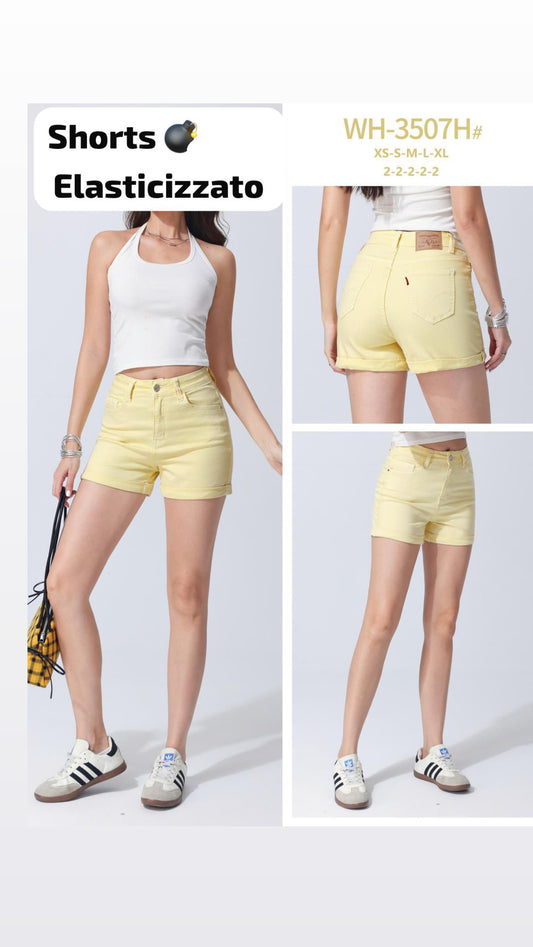 PANTALONCINO YELLOW/PINK ART.WH3507F