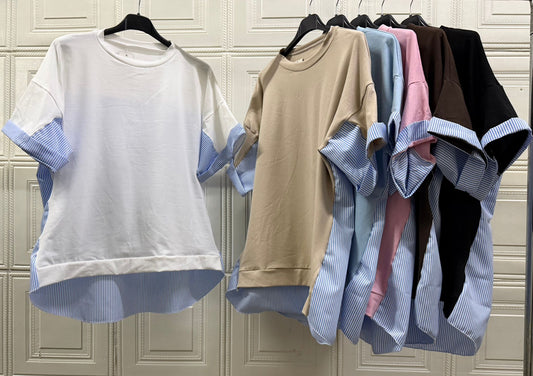 MAGLIA FINTA CAMICIA