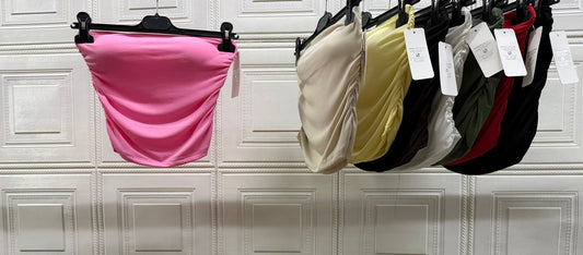 TOP BASIC CON MOLLA ELASTICA NEI LATI