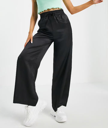 PANTALONE A PALAZZO LUCIDO