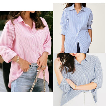 CAMICIA RIGHE E QUADRI