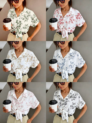 CAMICIA FANTASY PRIMAVERA CON NODATA IN VITA