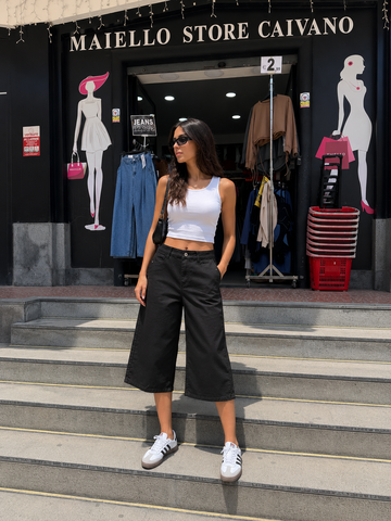 PANTALONE 3/4 BLACK ART.BW596-A