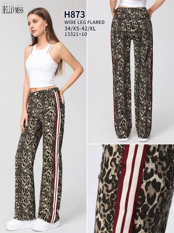 JEANS LEOPARDATO ART.H873
