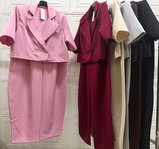 COORDINATO BALLOON CON GIACCA CON DOPPIA CHIUSURA