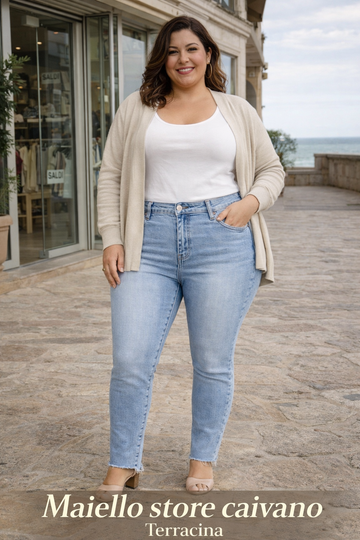 JEANS SKINNY CURVY ELASTIC BASIC ART.D2307