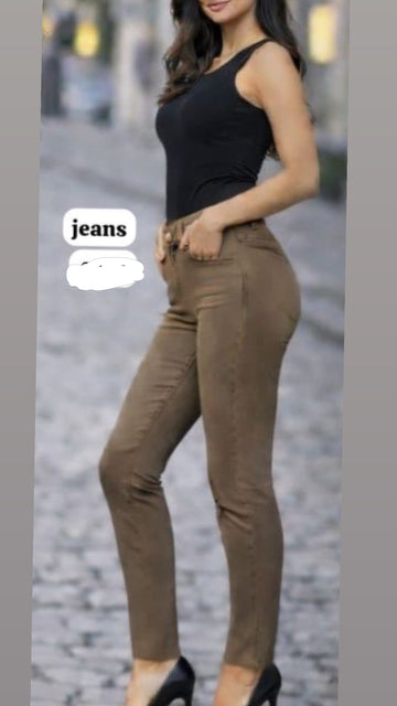 JEANS SKINNY BEIGE ARTW1810-4