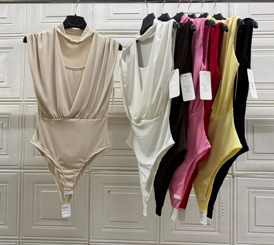 BODY GIRO MANICA CON FINTA FASCIA