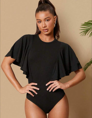 BODY CON MANICHE ONDEGGIANTI