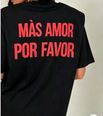 MAGLIA "MAS AMOR POR FAVOR"