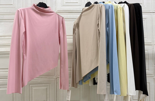 MAGLIA ASSIMETRICA LICRA