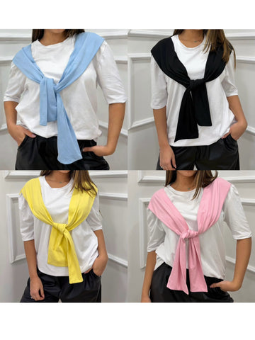 MAGLIA FINTA MAGLIA DOUBLE COLOR