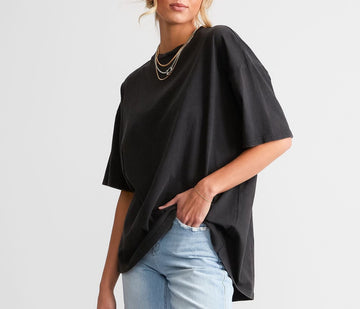 T-SHIRT OVERSIZE TINTA UNITA