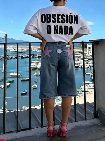 T-SHIRT OVERSIZE "OBSESION O NADA"