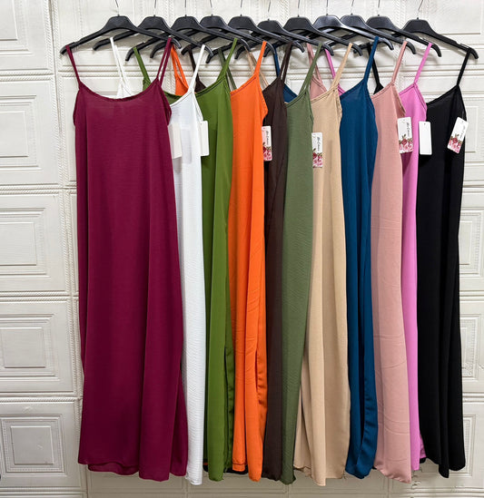 VESTITO MISTO LINO