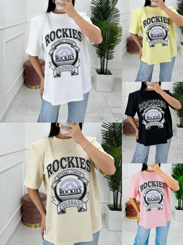 T-SHIRT ROCKIES OVERSIZE