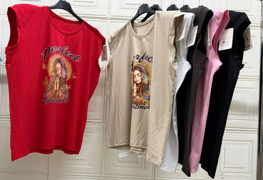 MAGLIA GIRO MANICA MADONNA