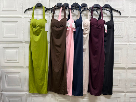VESTITO TIME SQUARE CON BRETELLE