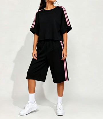 COORDINATO SINGAPORE CON BANDE E BERMUDA