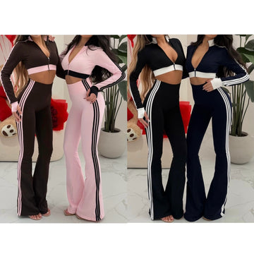 COORDINATO COSTINA CON ZIP ADIDOS