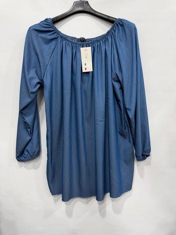 MAGLIA CURVY COLLO ELASTICO