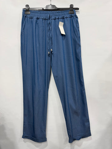 PANTA-LACCIO CURVY BLUE MARINE