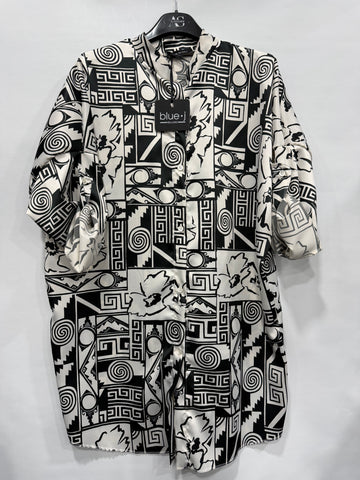 CAMICIA CURVY BLUE°J FANTASIA