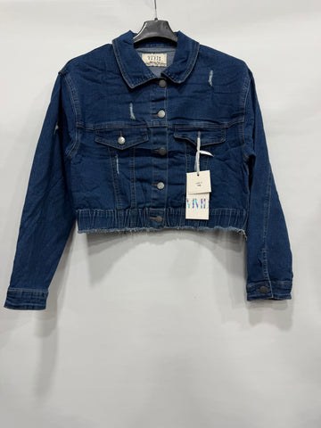 GIUBBINO DI JEANS CON ELASTICO GIU ART.E1722