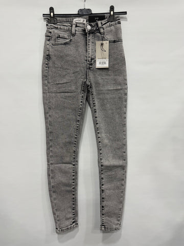JEANS SKINNY GRIGIO FUME