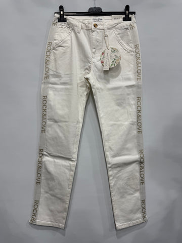 JEANS WHITE ROCK&LOVE NEI LATI