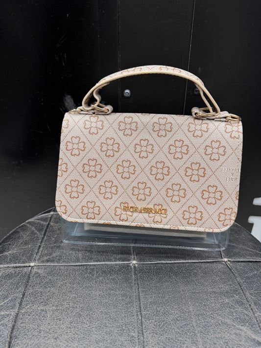 BORSA BACI&ABBRACCI TRASPARENTE QUADRIFOGLIO