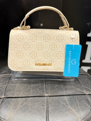 BORSA BACI&ABBRACCI TRASPARENTE QUADRIFOGLIO