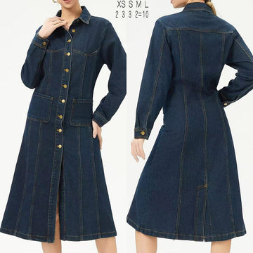 VESTITINO DI JEANS SCURO VINTAGE ART.ZG921