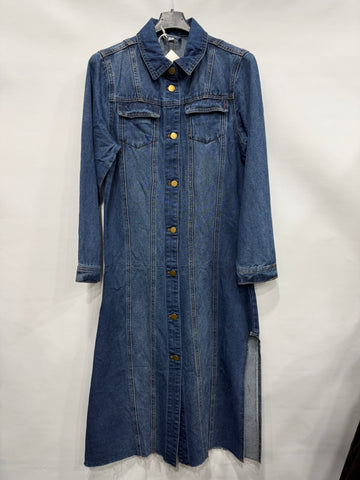 VESTITINO DI JEANS CON SPACCO LATERALE ART.ZG922