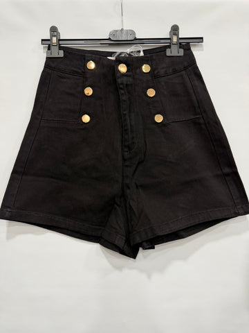 PANTALONCINO DI JEANS BLACK BOTTON GOLD ART.Q103-A