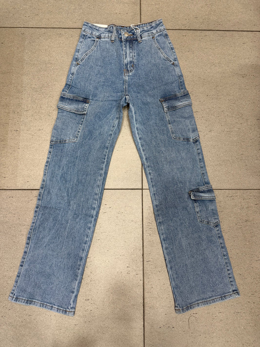 JEANS CARGO VINTAGE ELASTICO ART.Y255